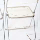 Suite of 4 Plia chairs by Giancarlo Piretti for castelli