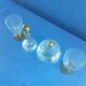 Blue crystal milk service set