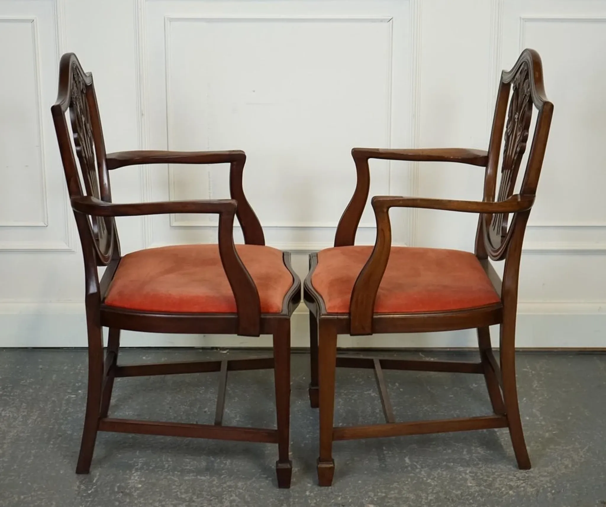 Victorian Hepplewhite Carver Chairs