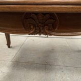 Louis XV style table in solid oak, 20th century