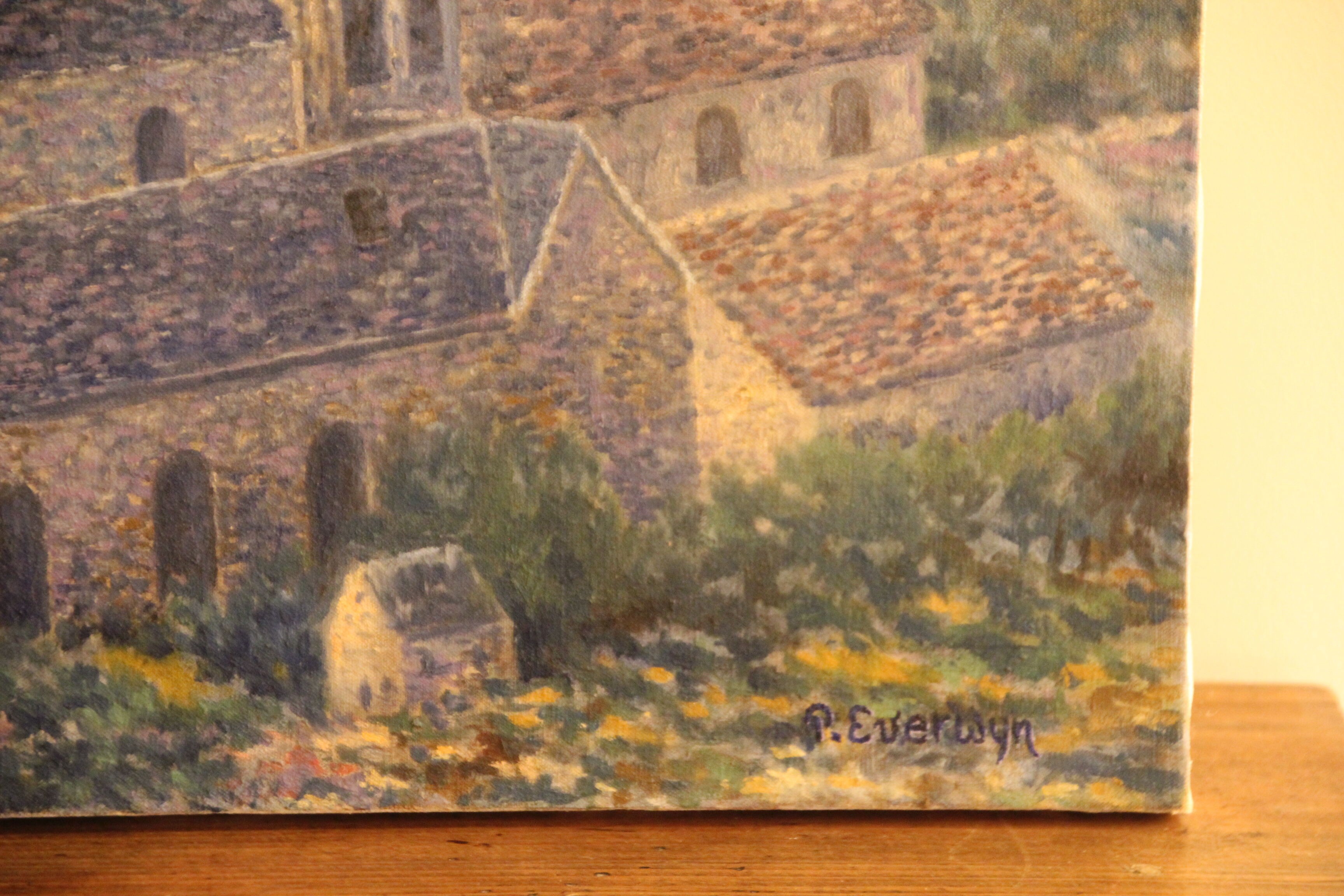 Chevreuse Valley Painting Impressionist Landscape Oil on canvas