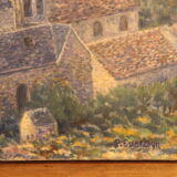 Tableau paysage impressionniste huile sur toile, Vallée de Chevreuse
