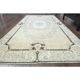 Vintage Turkish Oushak Handmade Wool Cotton Beige Area Rug 117x219