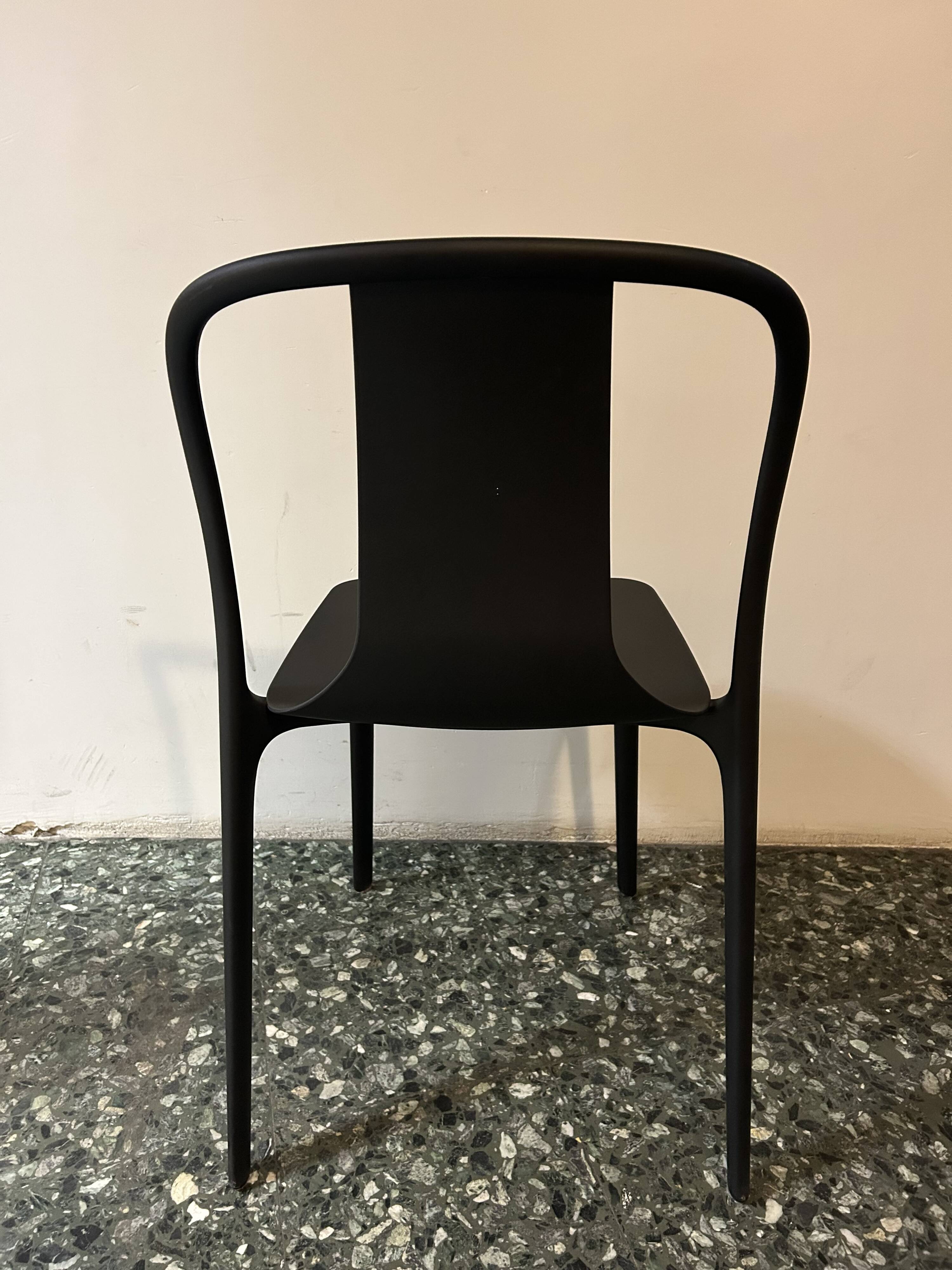 Vitra Belleville black chaise by Bouroullec