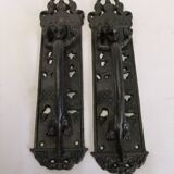 Cast iron dragon door handle 30cm pair