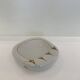 Paolo Traversi Ceramic & Gold Leaf Villari Tulip Plate Tray Vintage Italy 1