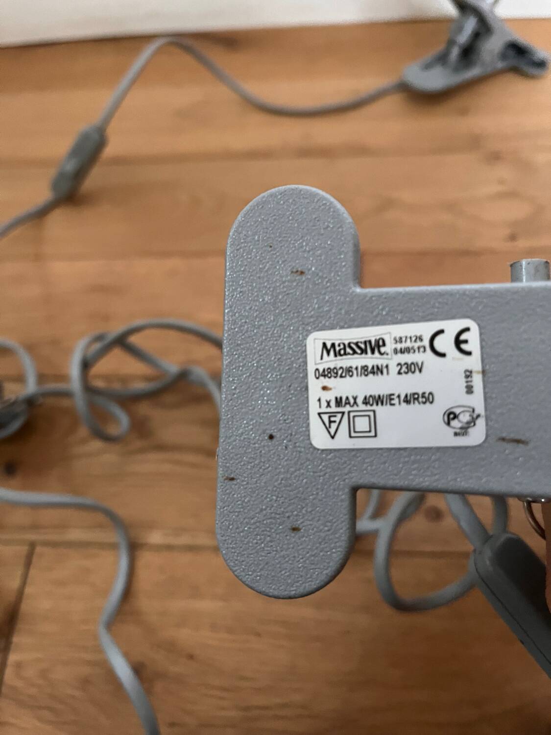 Set of massive vintage spotlights