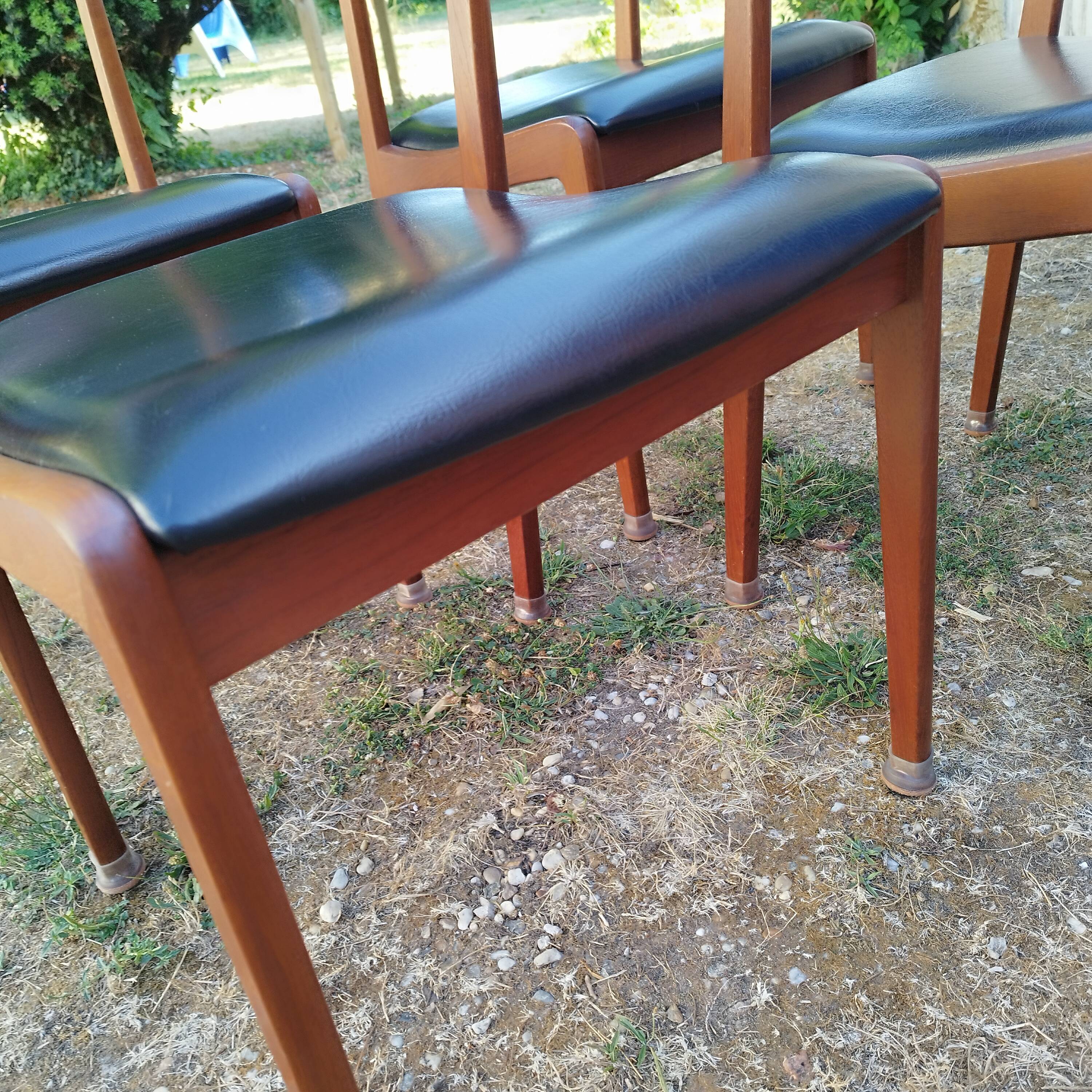 Scandinavian chairs in teak