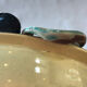 Paris ceramic dish with slip decoration, by Suzy Coste