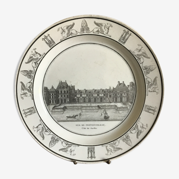 Assiette de Creil Montereau