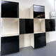 Mid-Century Modern backlight wall modular system by Acerbis. Italy 1970s