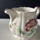 Sarreguemines earthenware milk jug, Cernay decoration, vintage — painted flowers