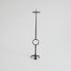 Wrought iron standing candle stick holder