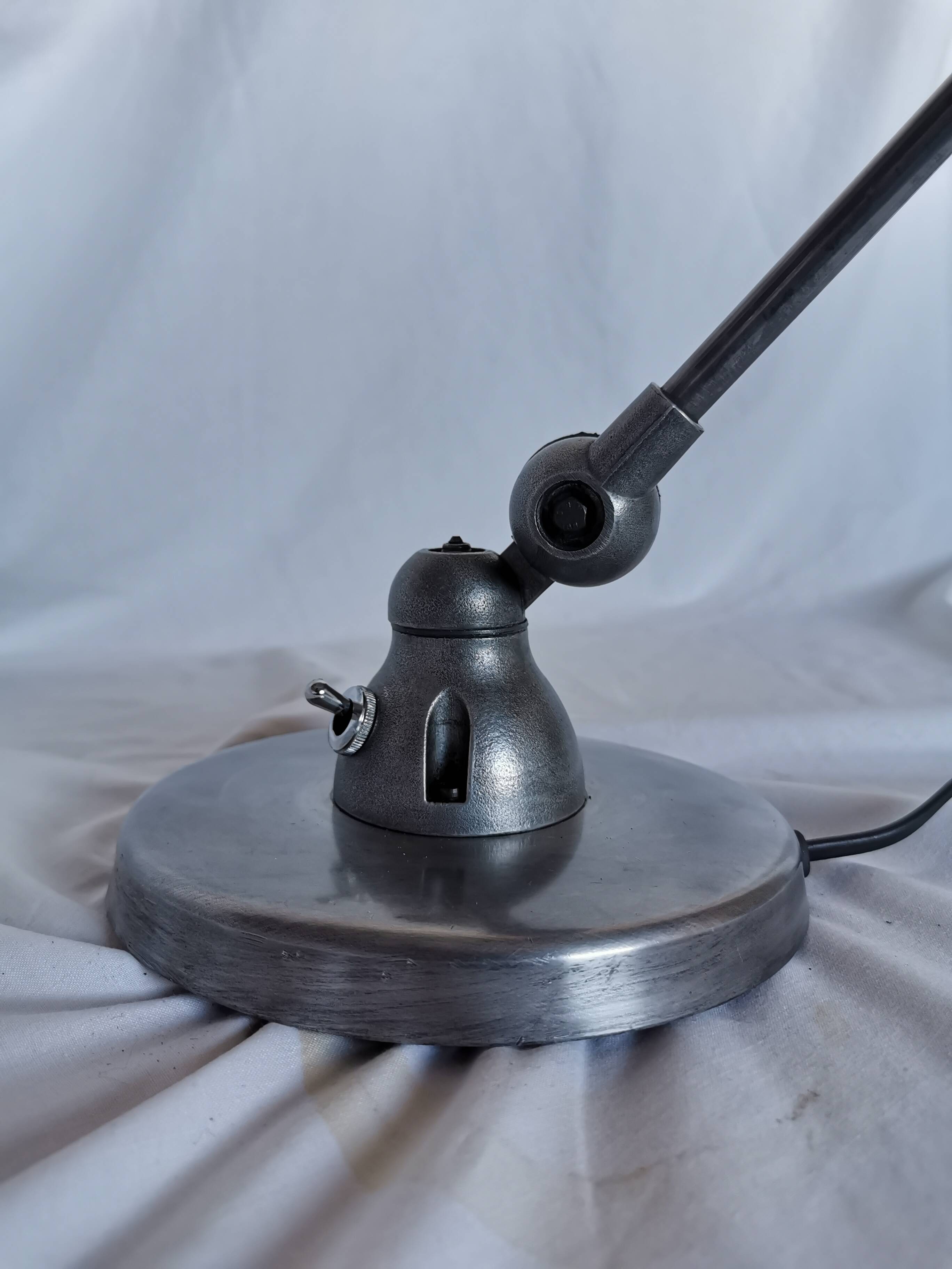 Jieldé SI333 lamp, raw steel, Lyon, France