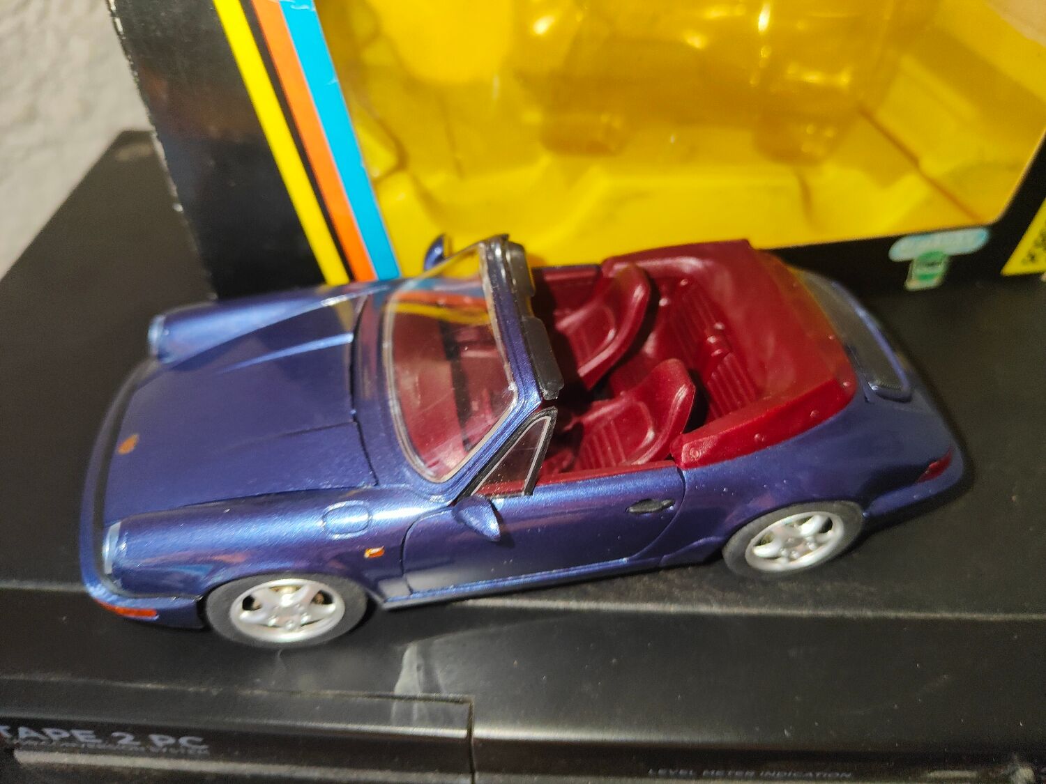 Porsche Carrera 2 Cabrio 1800 Schabak Miniature Car 1/43