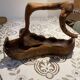 Fruit basket - olive wood - unique piece