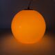 Vintage 70s orange glass pendant lamp