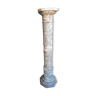 Gray marble column
