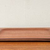Teak trays by Langva, mid-century modern, 1960s, set of 3.