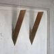Vintage J.T. Kalmar wall sconces, brass wall lights, modernist.