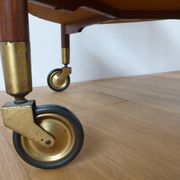 Serving trolley in Teak, Italy, 1950s