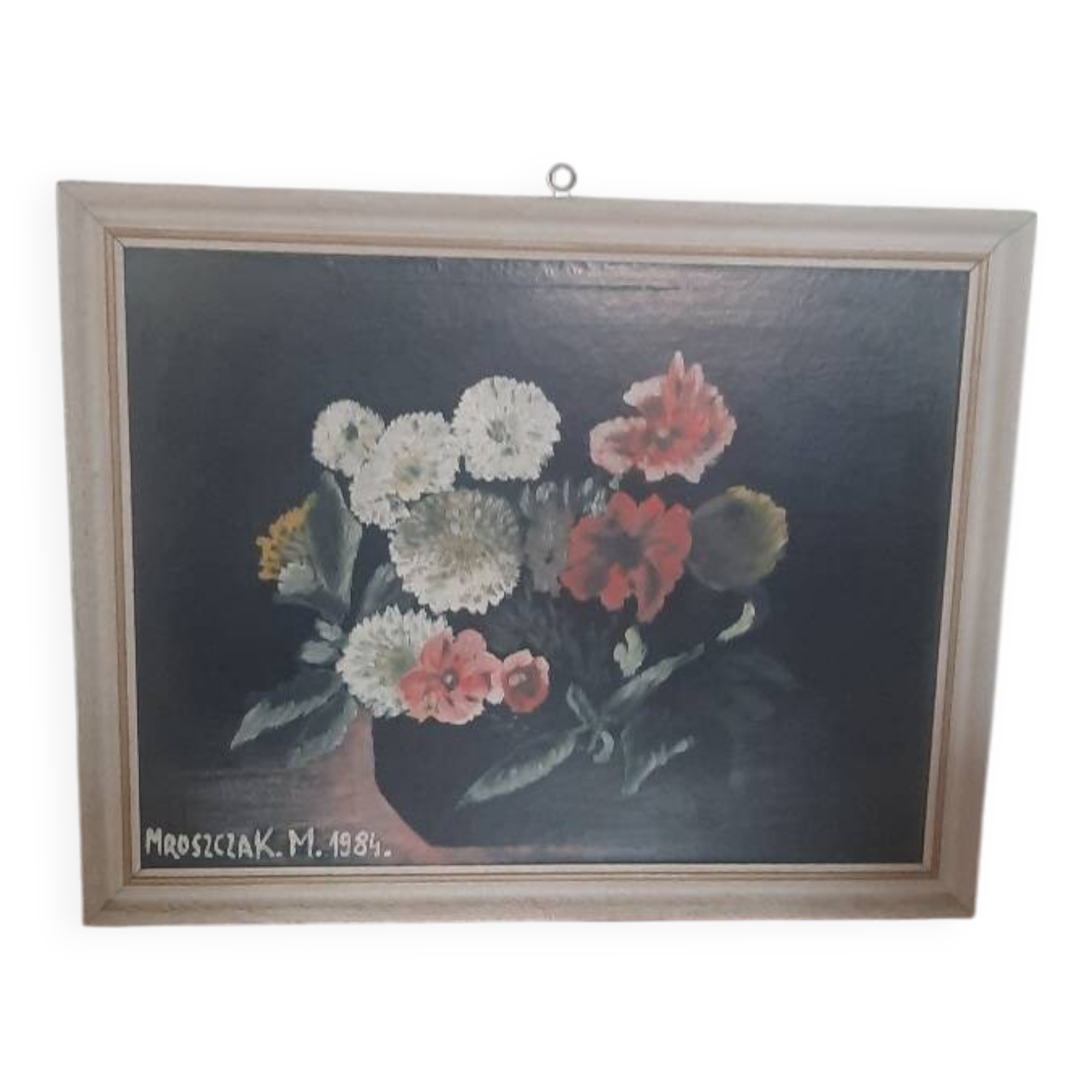 Painting bouquet of flowers