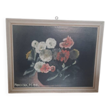 Painting bouquet of flowers