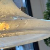 Rare Glashütte Limburg “Trumpet” pendant lamp – 1970s