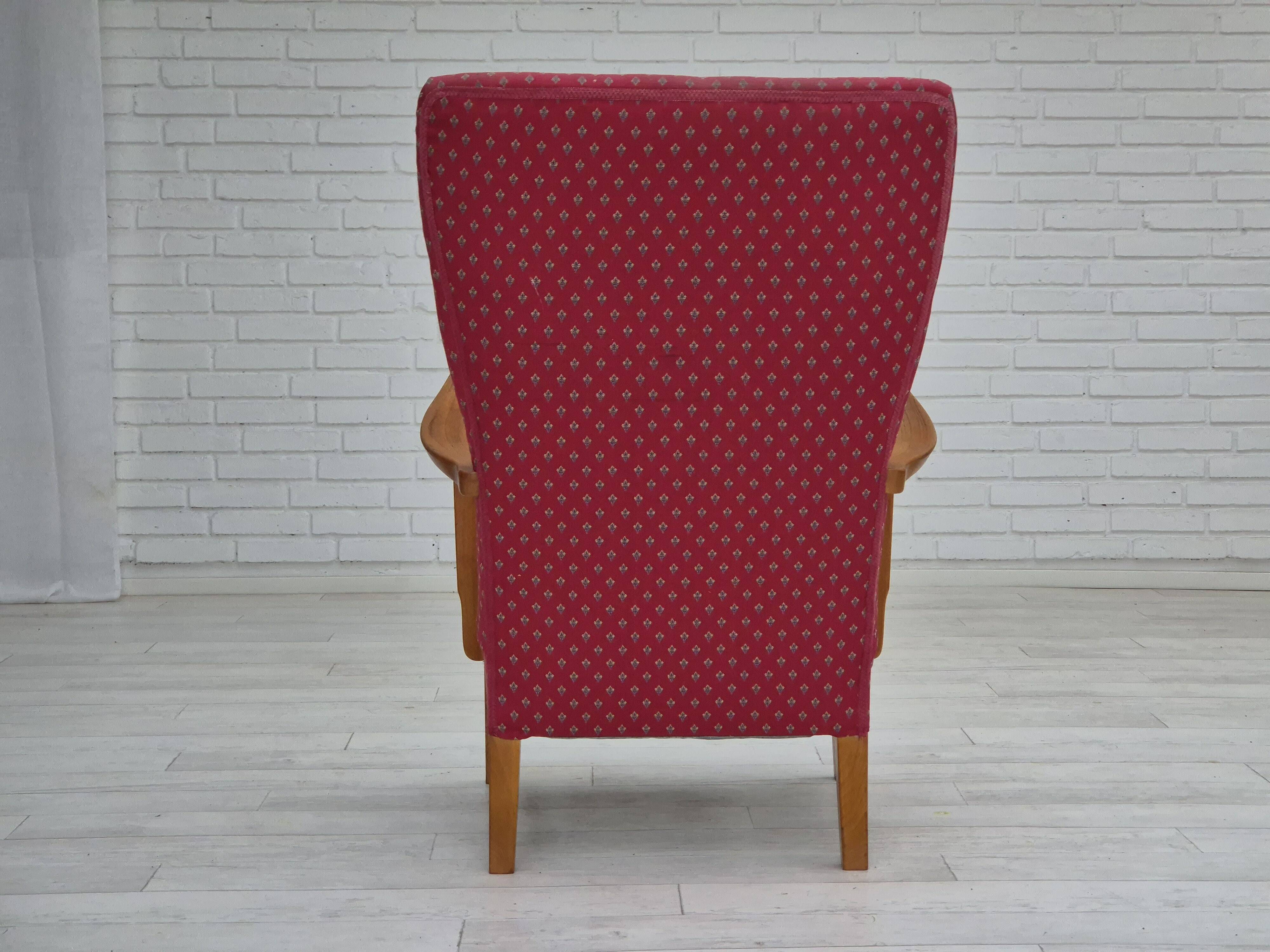 1970s, Scandinavian chairr, original very good condition, ash wood.