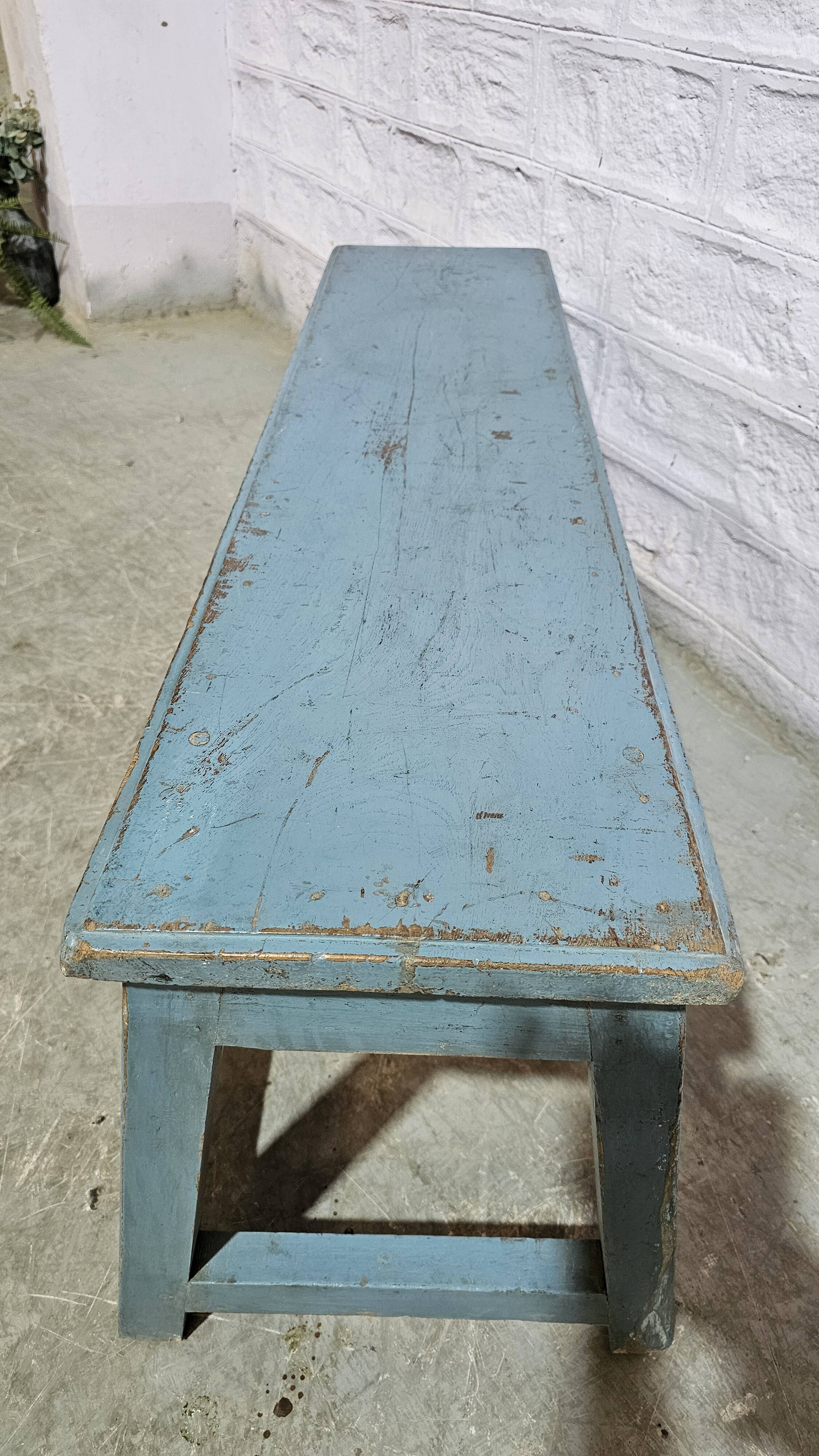 Burmese teak bench