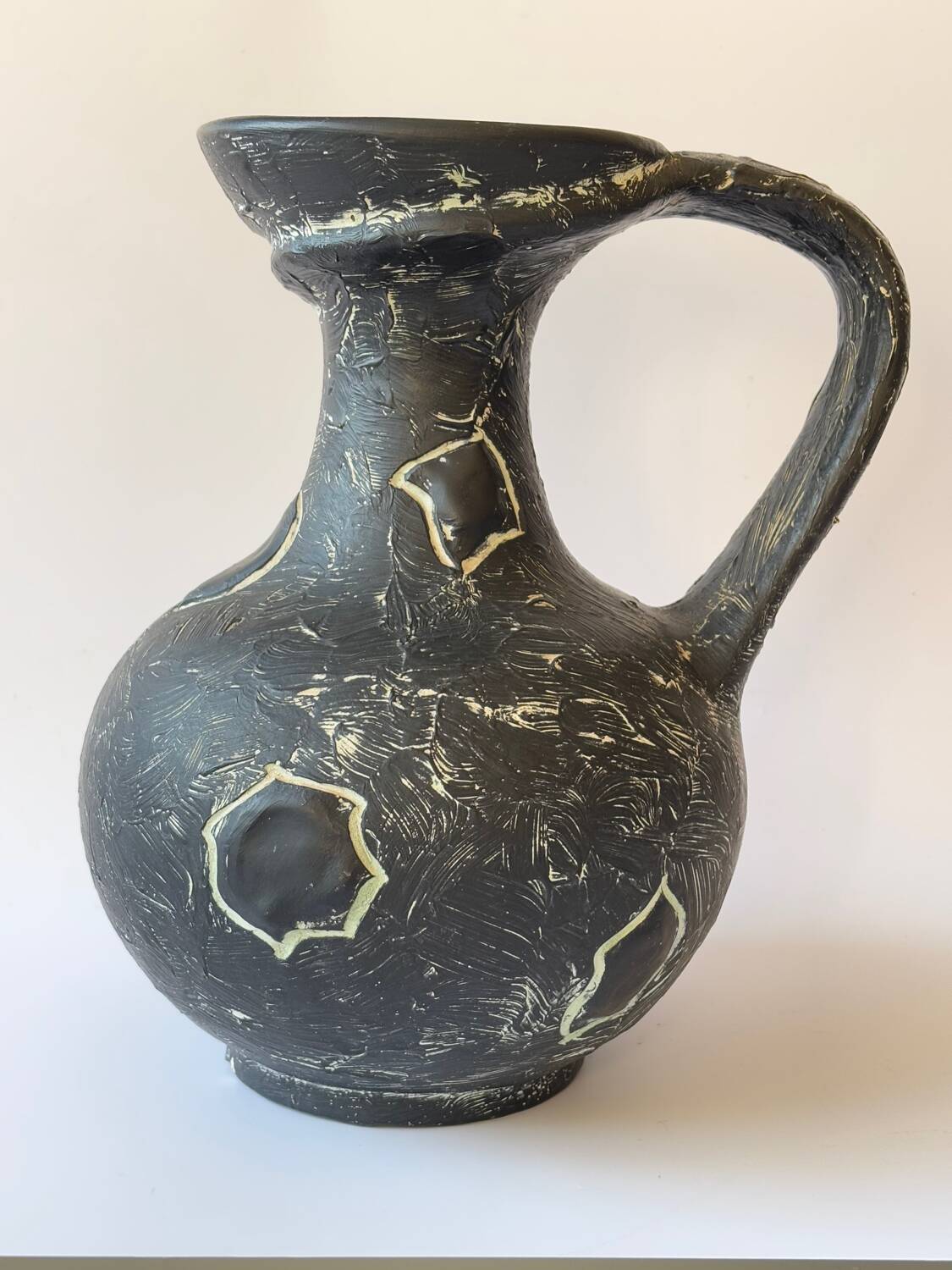 Vase pichet céramique Vallauris 32cm