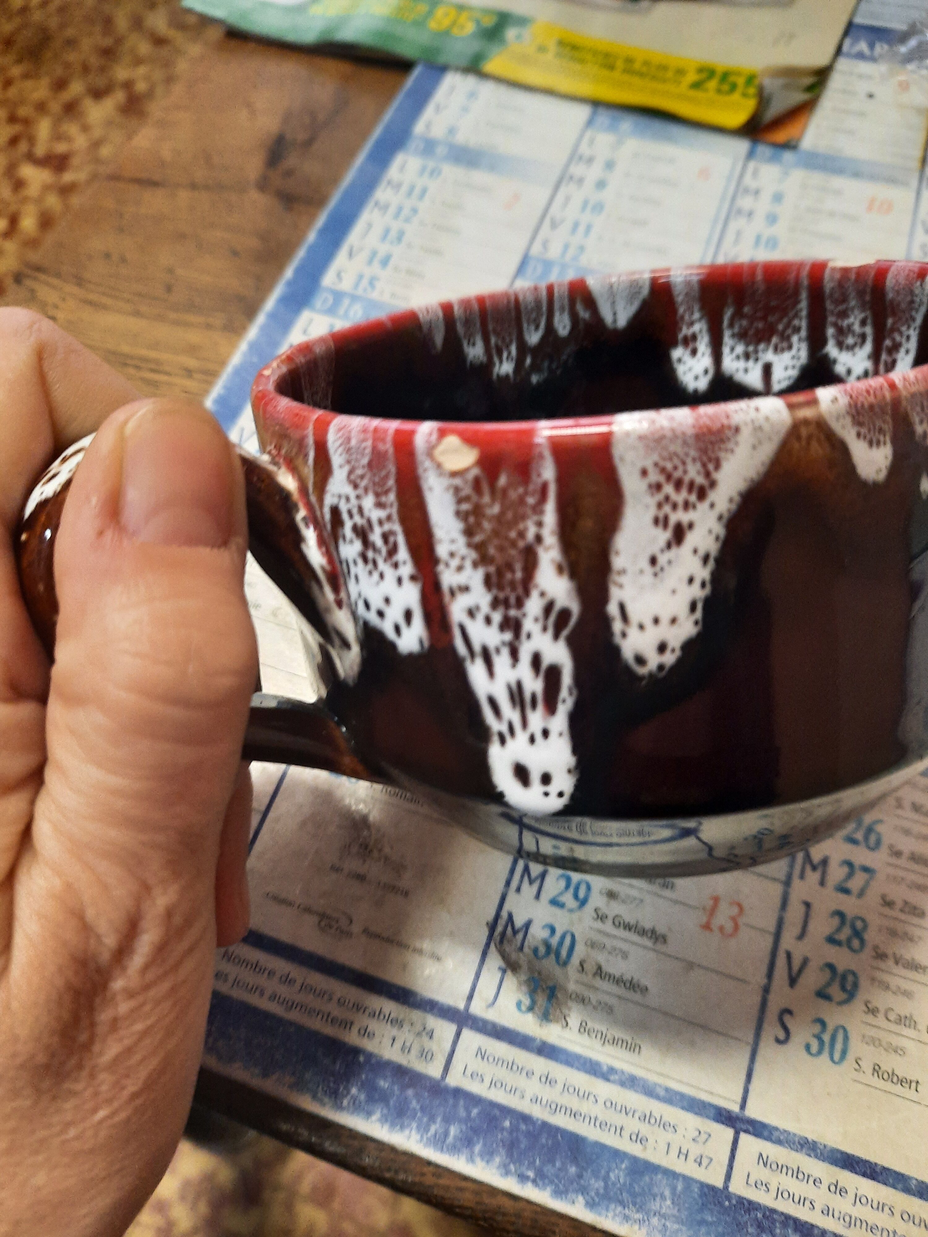 Vintage mug Vallauris