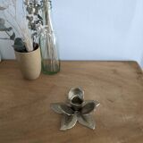 Bougeoir lotus en laiton