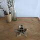 Brass lotus candle holder