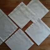 Old embroidered and crocheted tablecloth