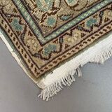 Vintage turkish rug 205x120 cm shabby carpet central anatolian medium