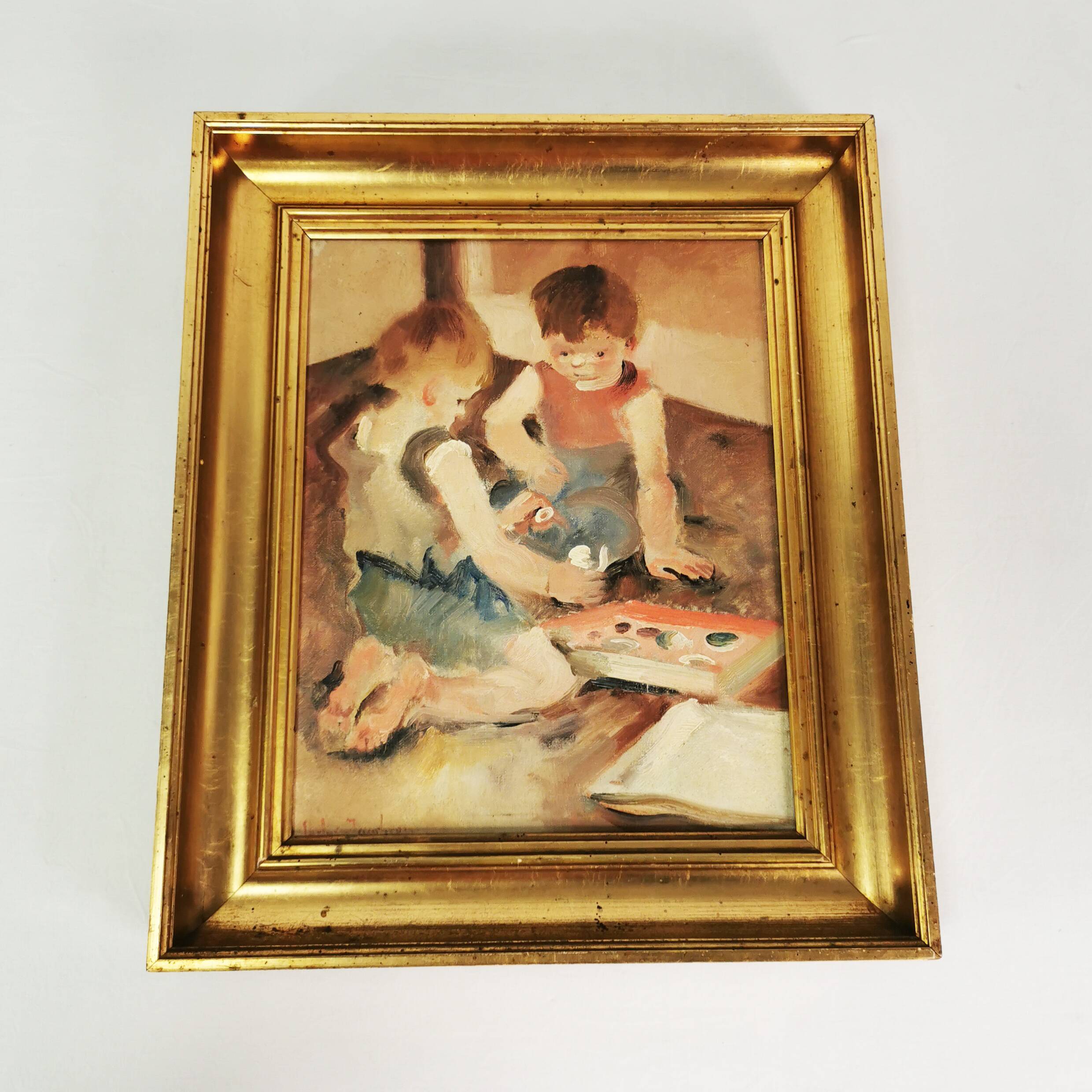 Obraz olejny, Carl Gustav Ludvig Jacobsen, Dania, (1890-1957)