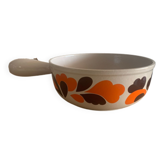 Poelon caquelon fondue en fonte le creuset vintage