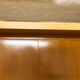 Scandinavian wardrobe 1960 honey color 4 doors L 205 cm