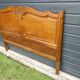 Antique solid oak headboard