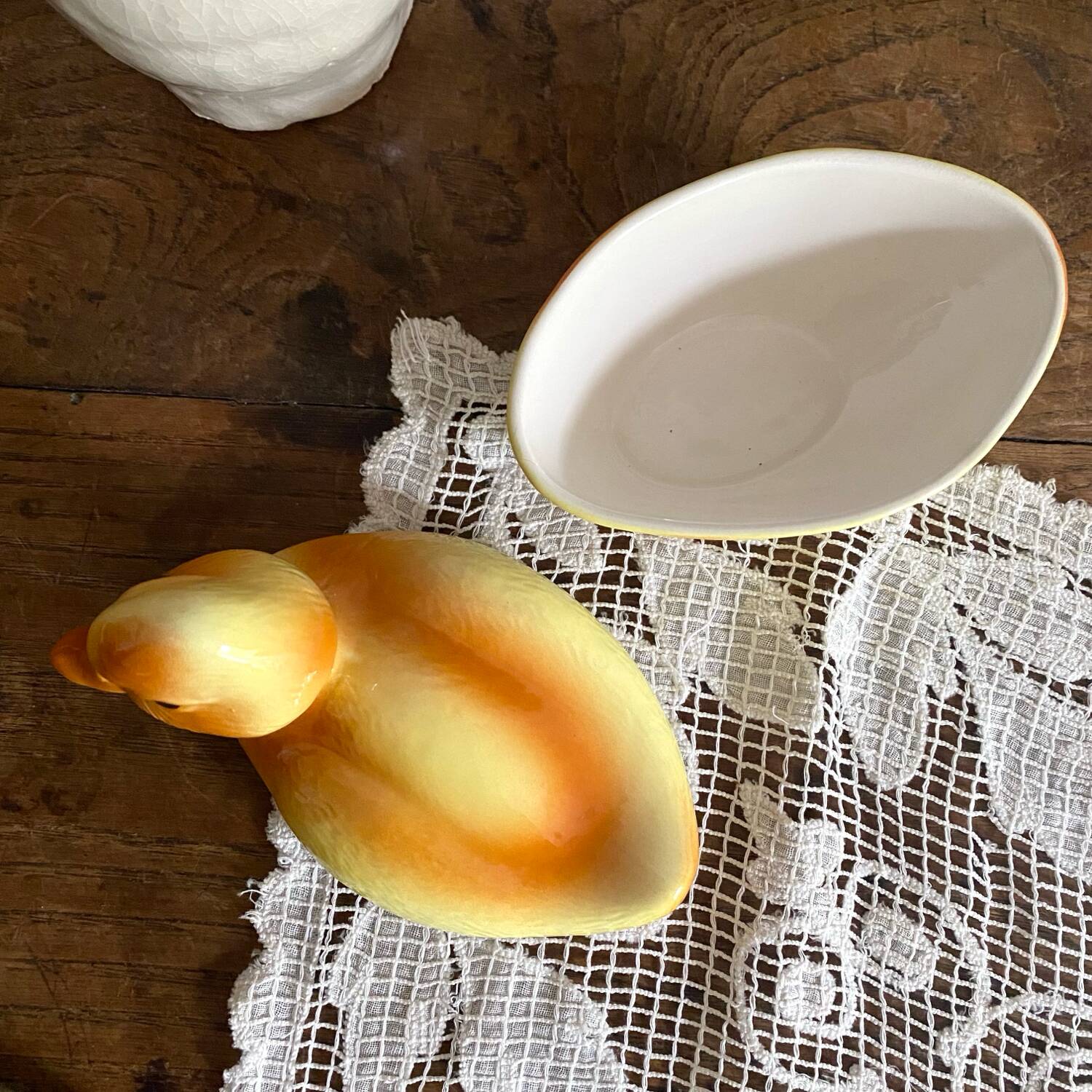 Zoomorphic terrine duck Michel Caugant