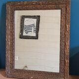 Mirror Frame wood plaster carved stucco
