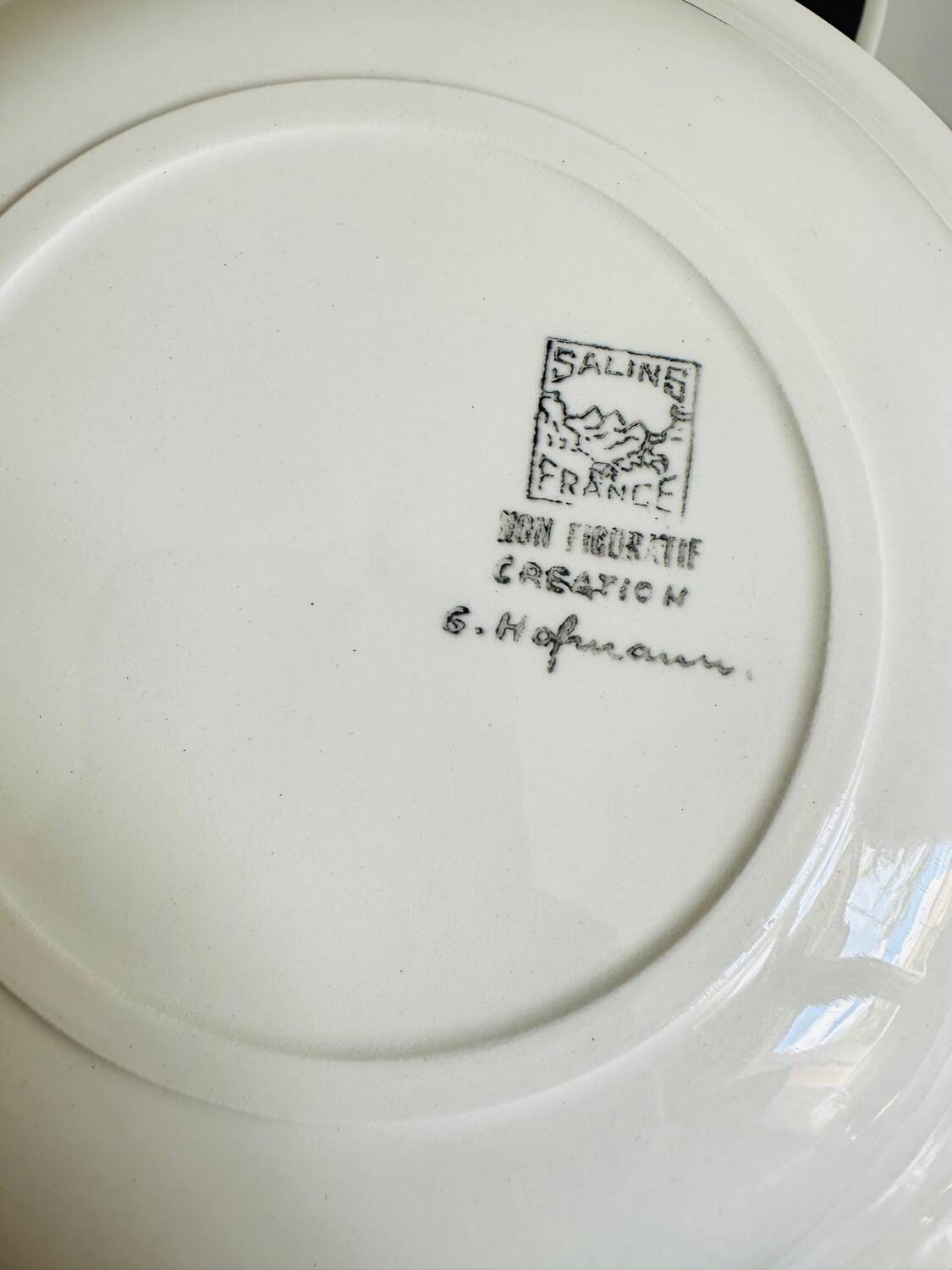 Assiettes à soupe Salins design Hofmann