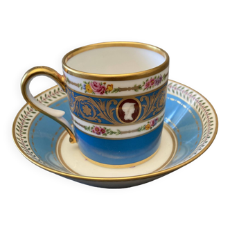 Tasses historiques - ancienne manufacture royale bernardaud "catherine ii de russie"