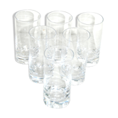 Daum series of 6 glasses with blanzey shooter alcohol