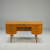 Mid-Century Modern Danish Teak Desk, 1960s