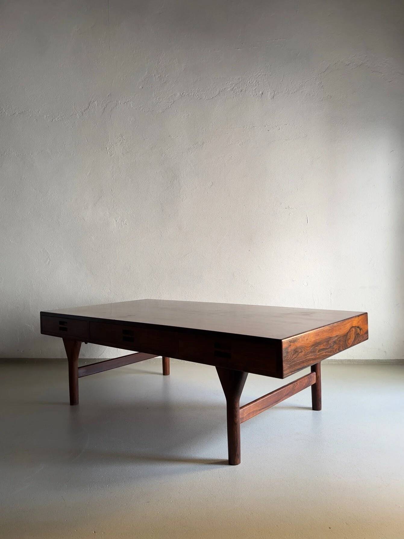 Rosewood coffee table by Nanna Ditzel for SØREN Willadsen, Denmark, 1950s