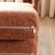 Vintage rust bronze armchair Scandinavian design 1960