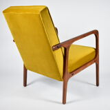 Fauteuil en velours 04-b, 1970