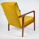 Velvet armchair model 04-b, 1970s, yellow fabric
